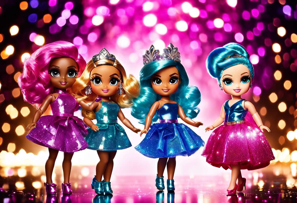 éclat et glamour : à la découverte de la série sparkle des poupées lol